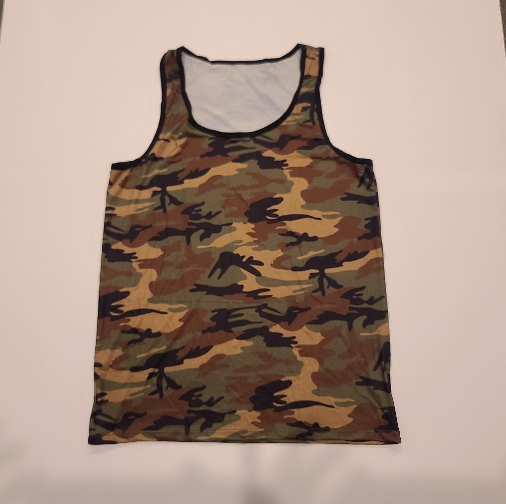 MAN camouflage tank top, XL